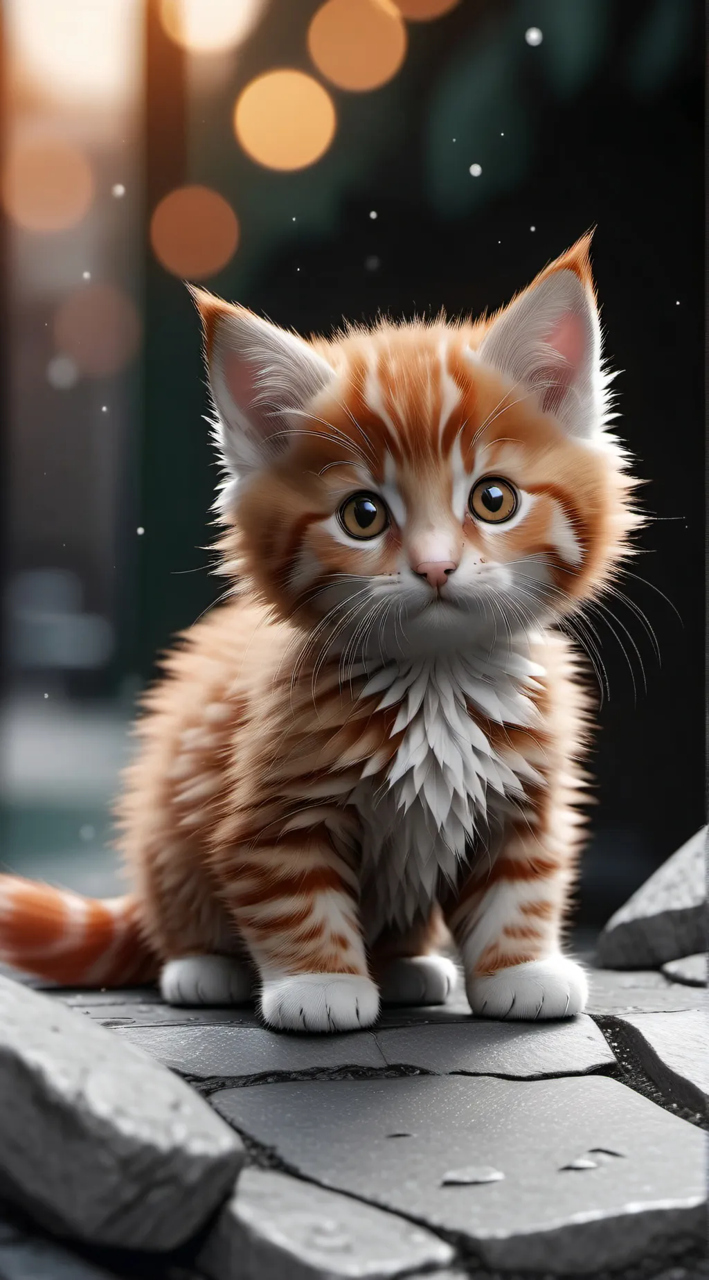 ai character: Cat background