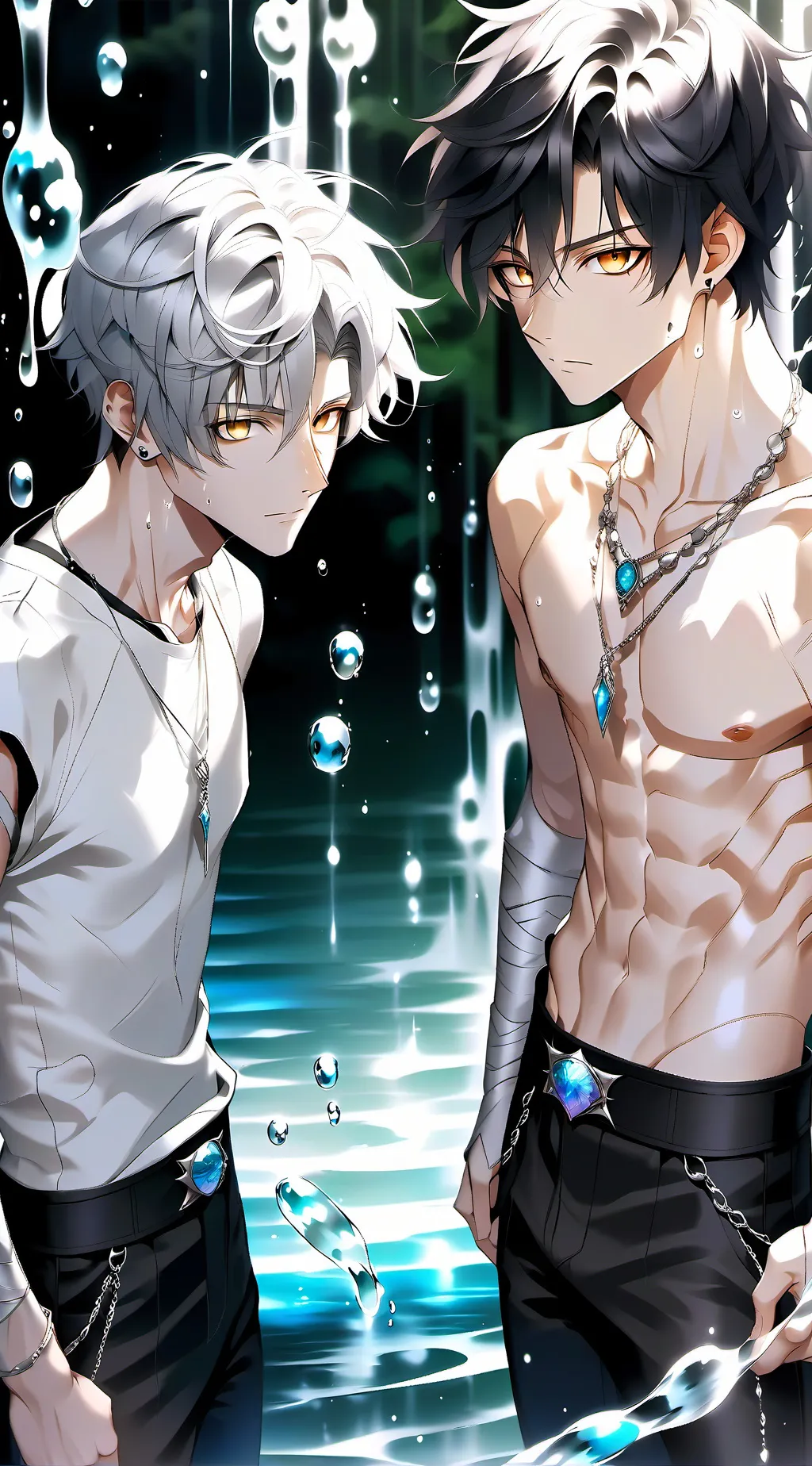 ai character: Nic and Aiden background