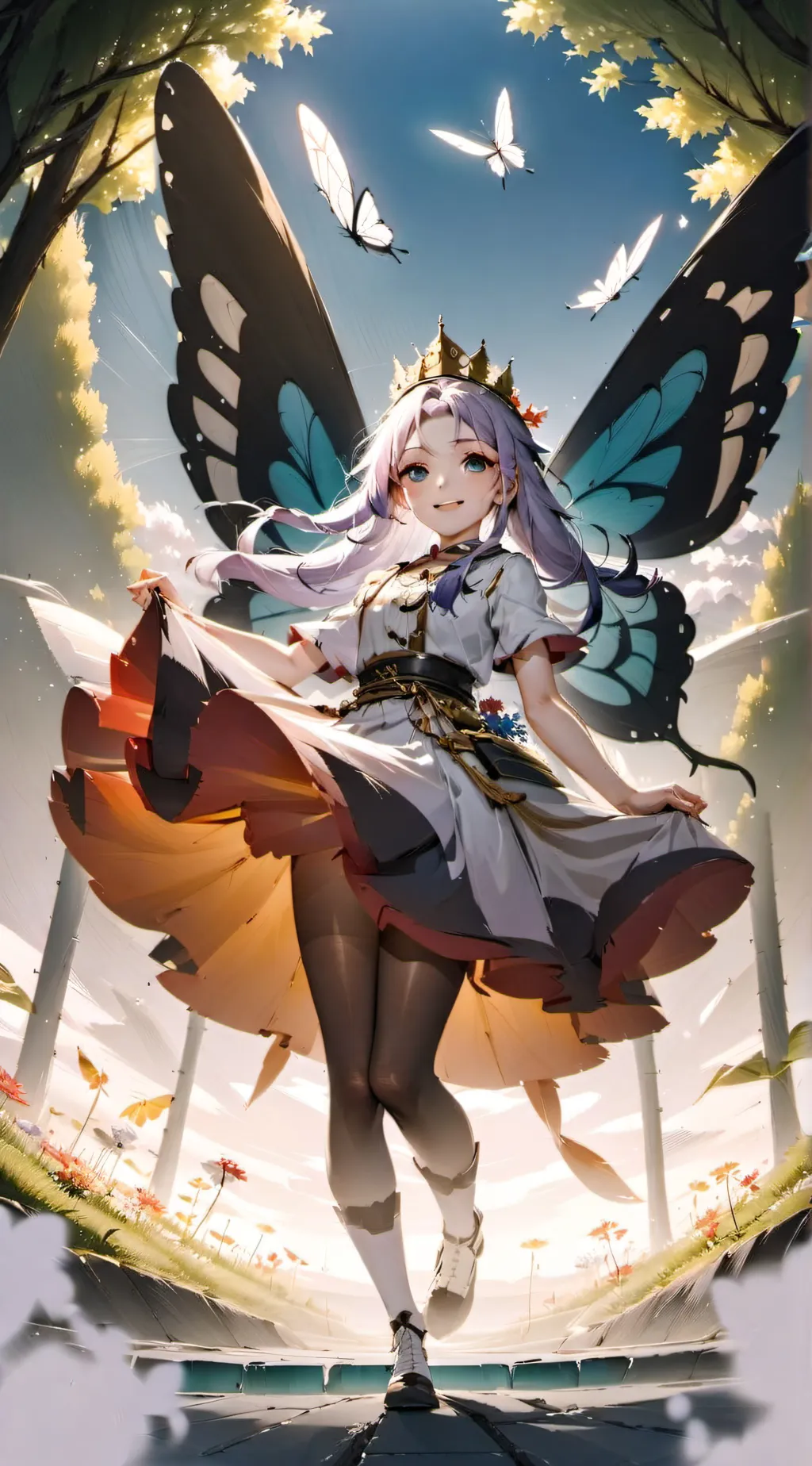 ai character: Queen Sapphire  background
