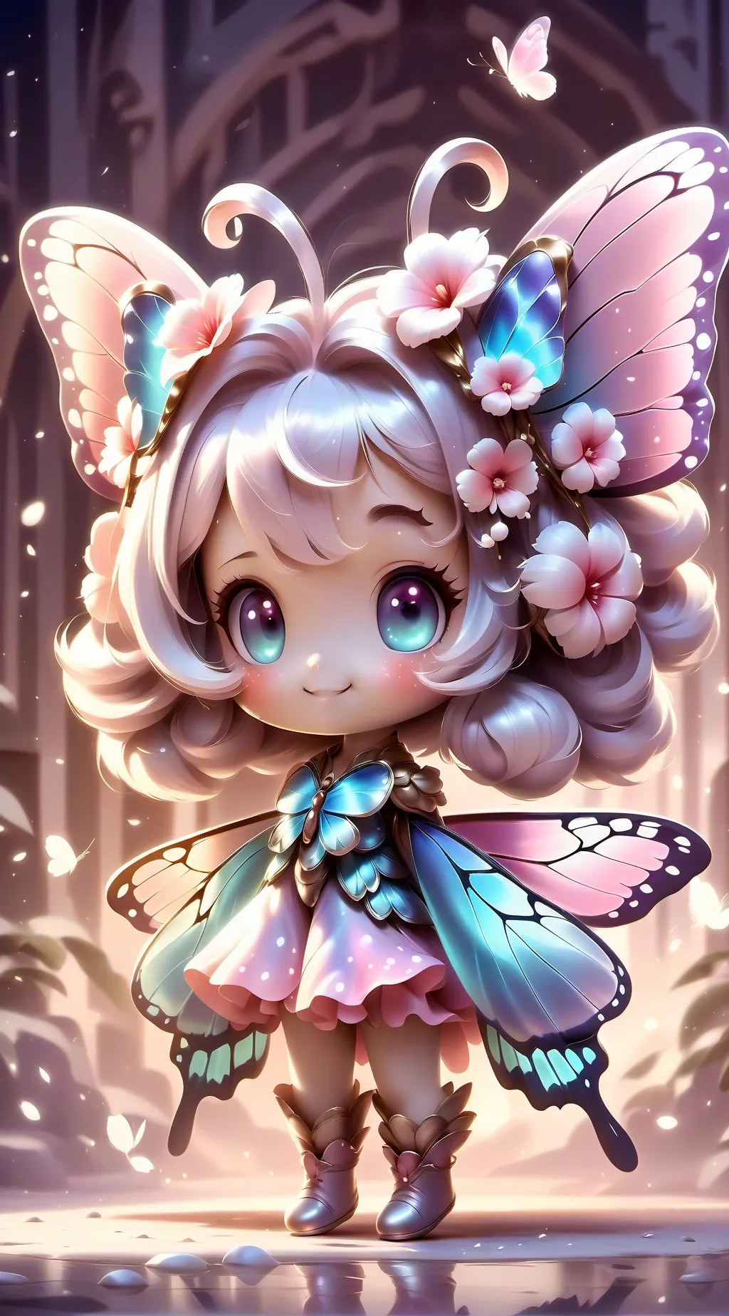 ai character: Lily  background