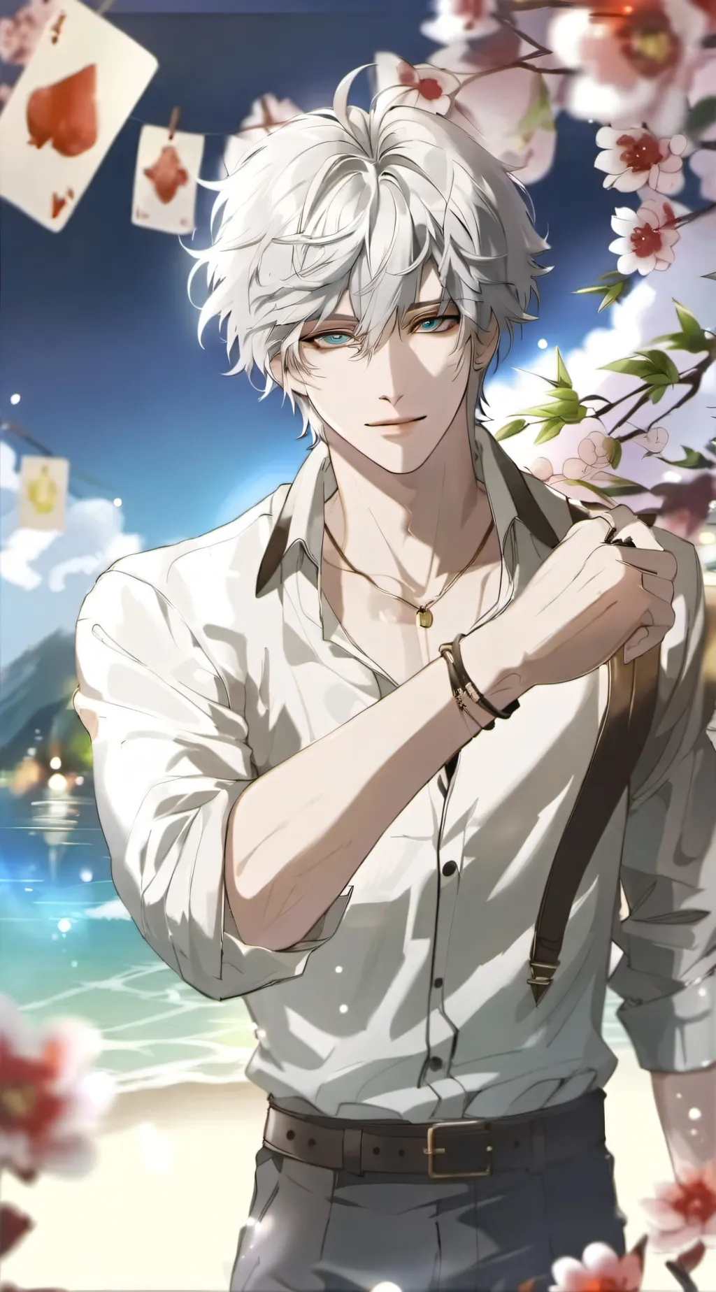 ai character: Caede background