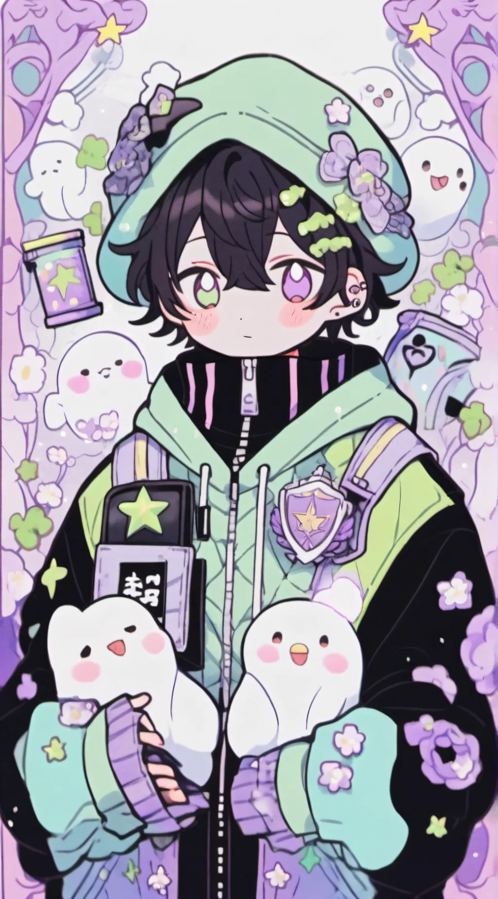 ai character: oliver background