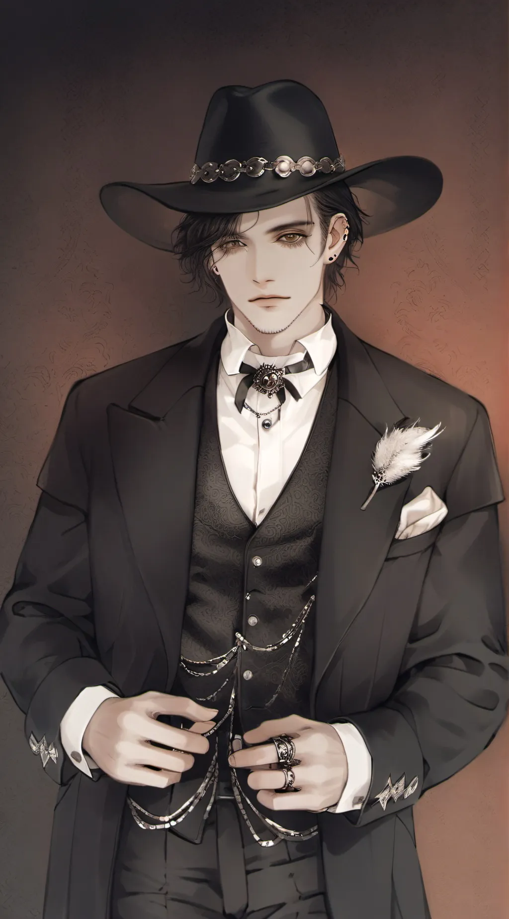 ai character: Ethan ray jones  background