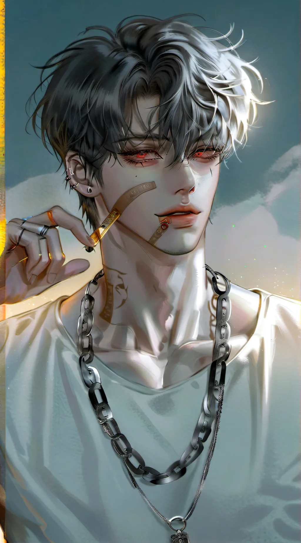 ai character: ꧁Xavier꧂ background