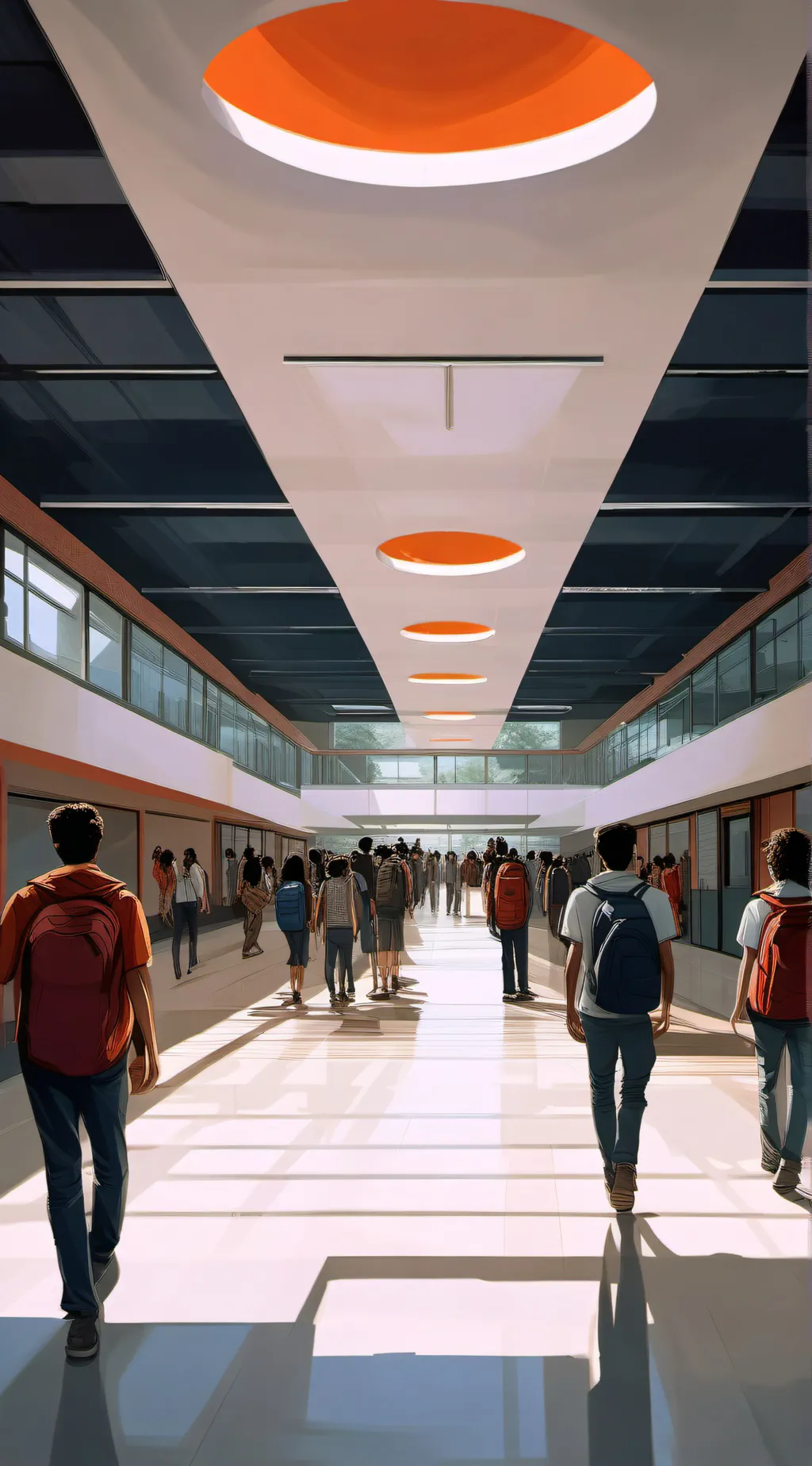 ai character: High School background