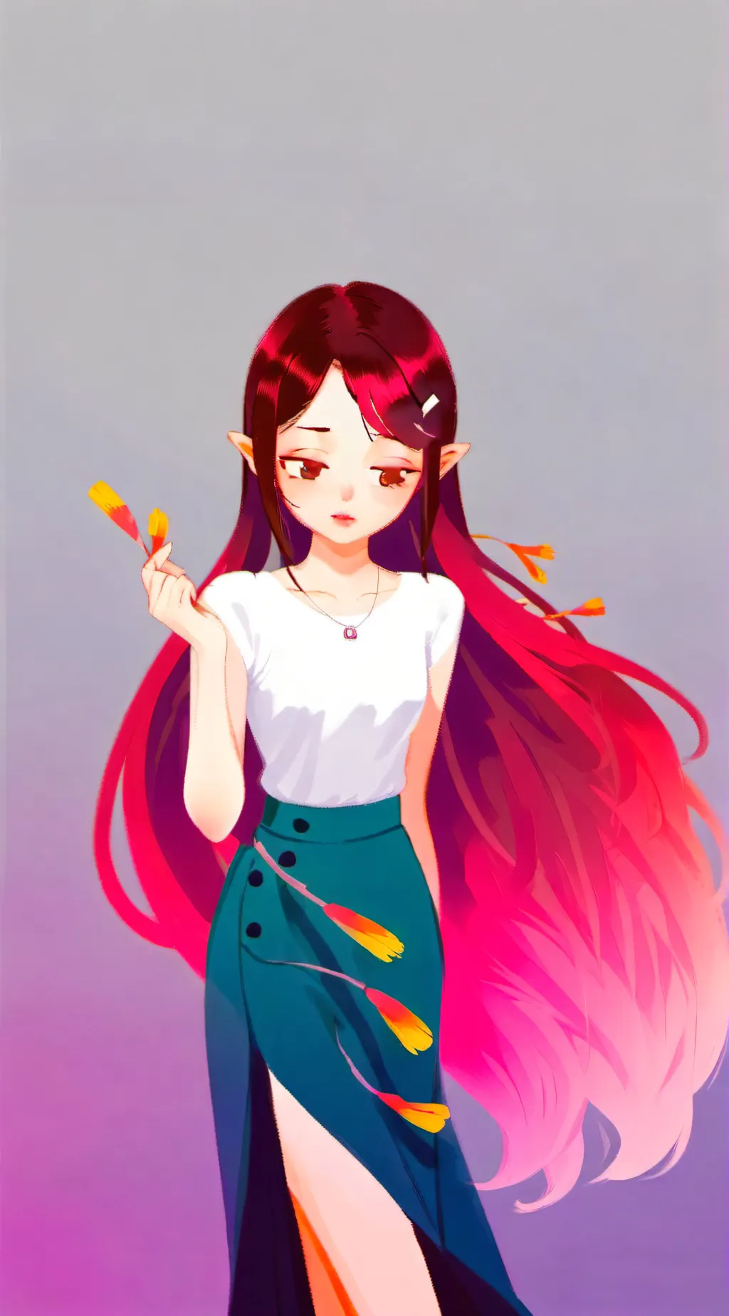 ai character: lily background