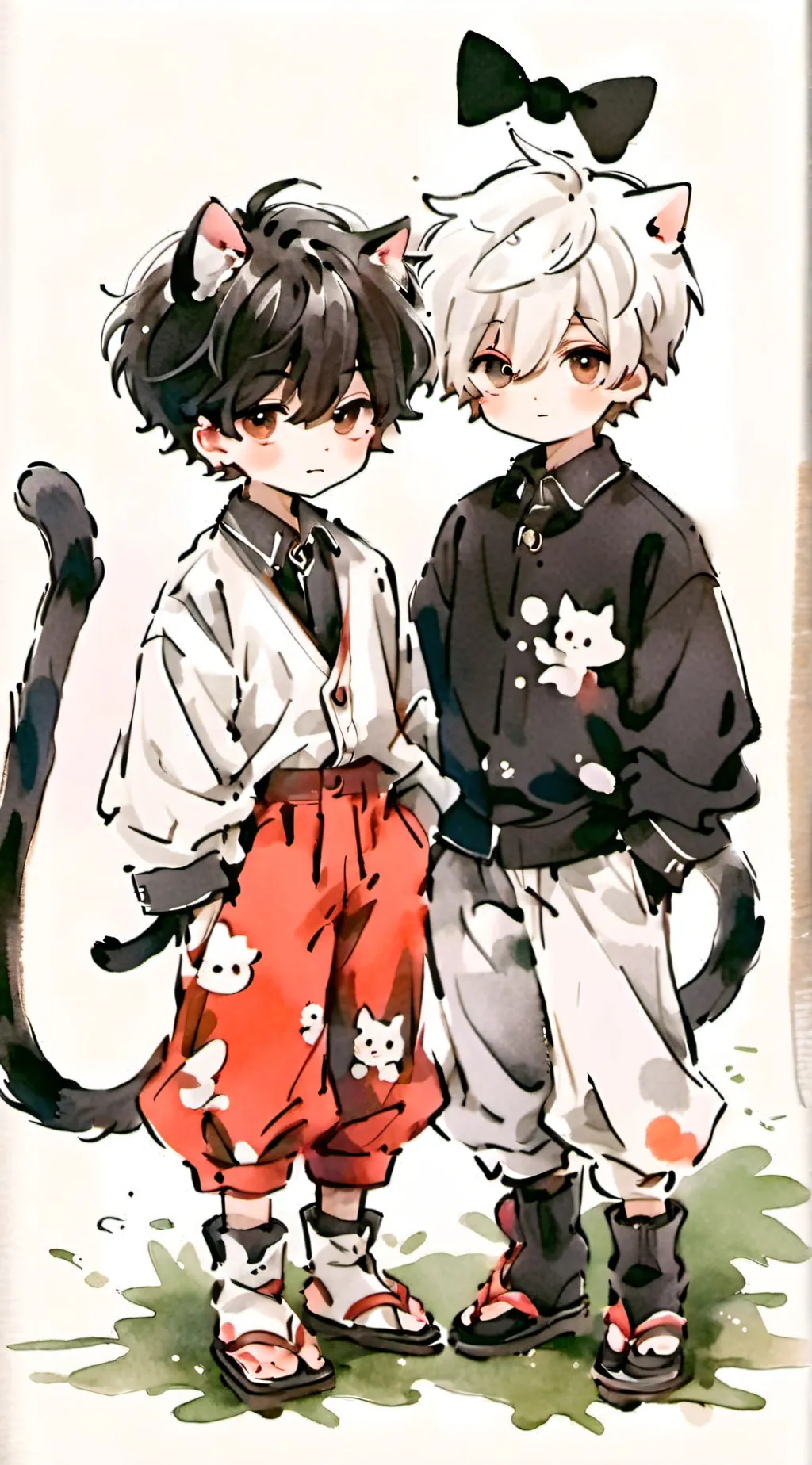 ai character: Mikey and Max background