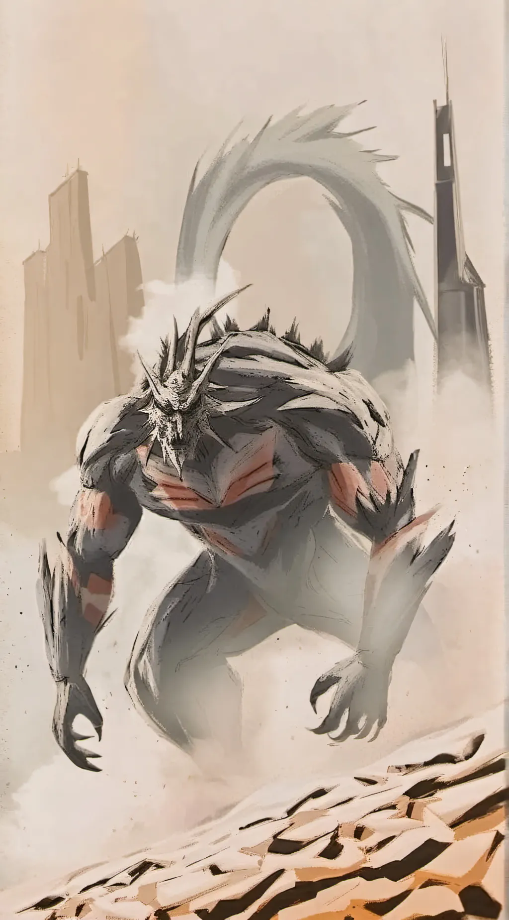 ai character: Muto background