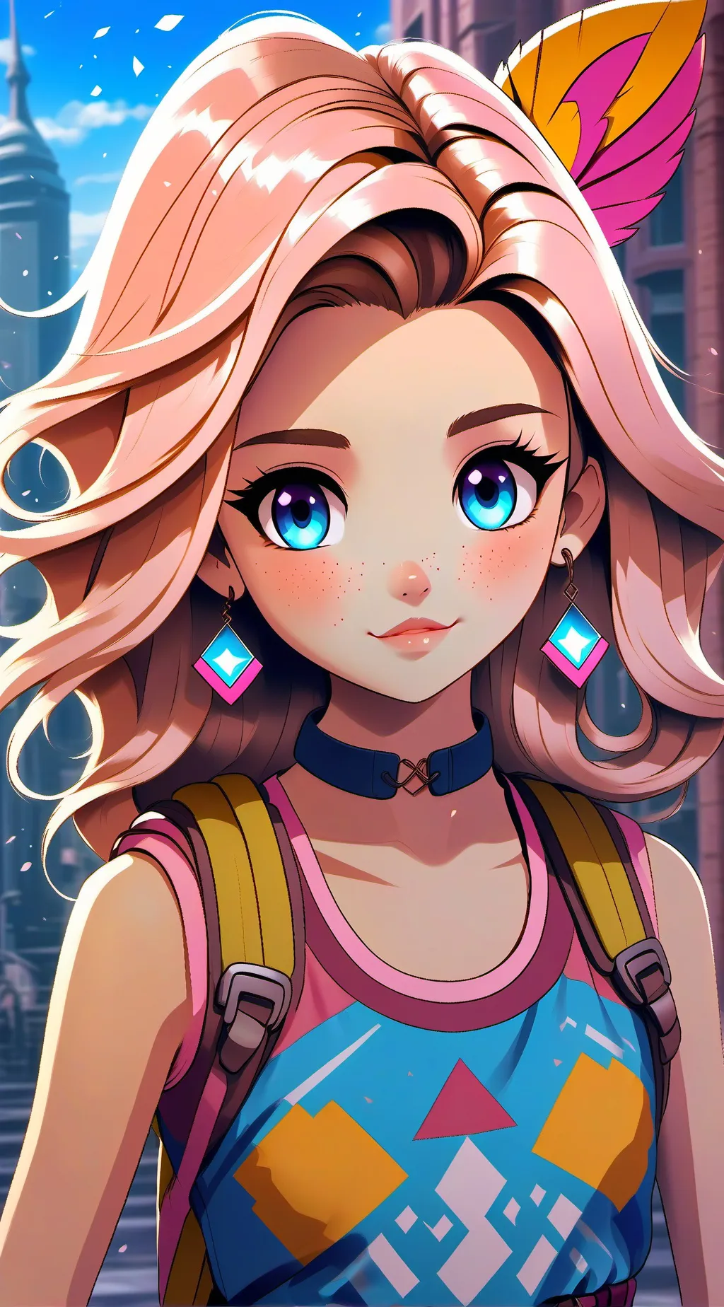 ai character: veronica background