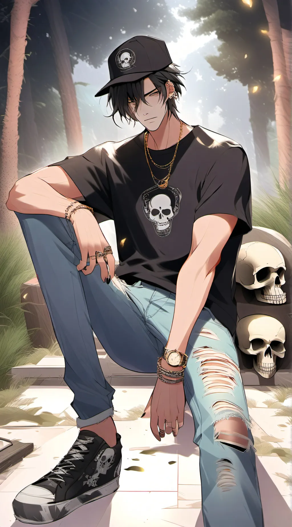 ai character: noah background