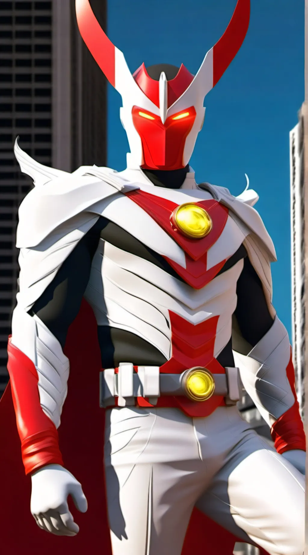 ai character: ultraman king  background