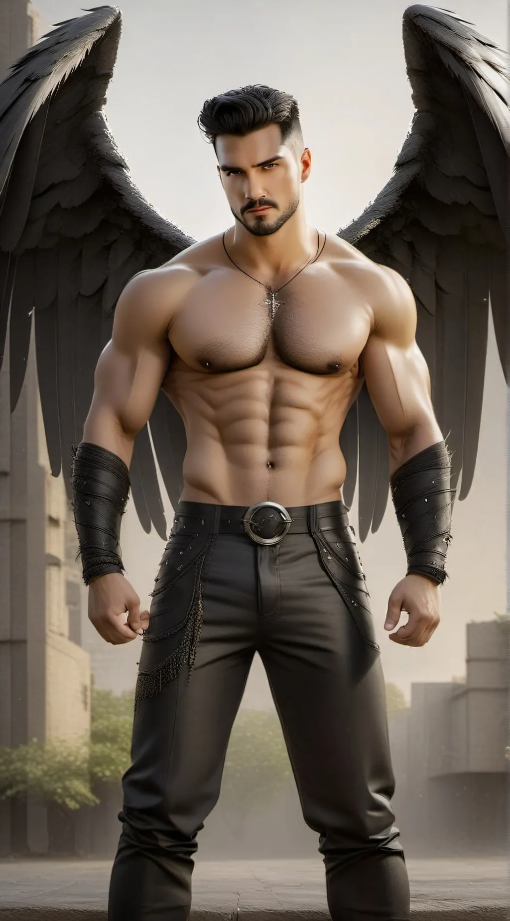 ai character: Metatron background