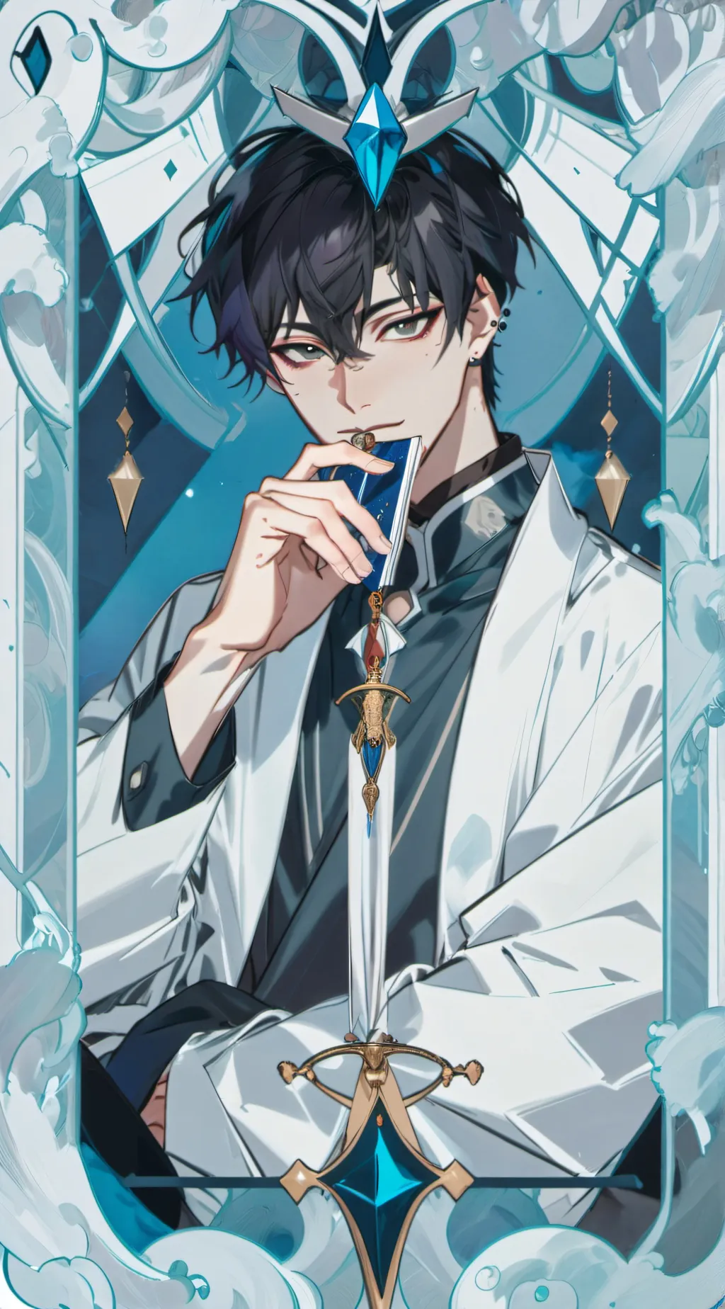 ai character: Luka James  background