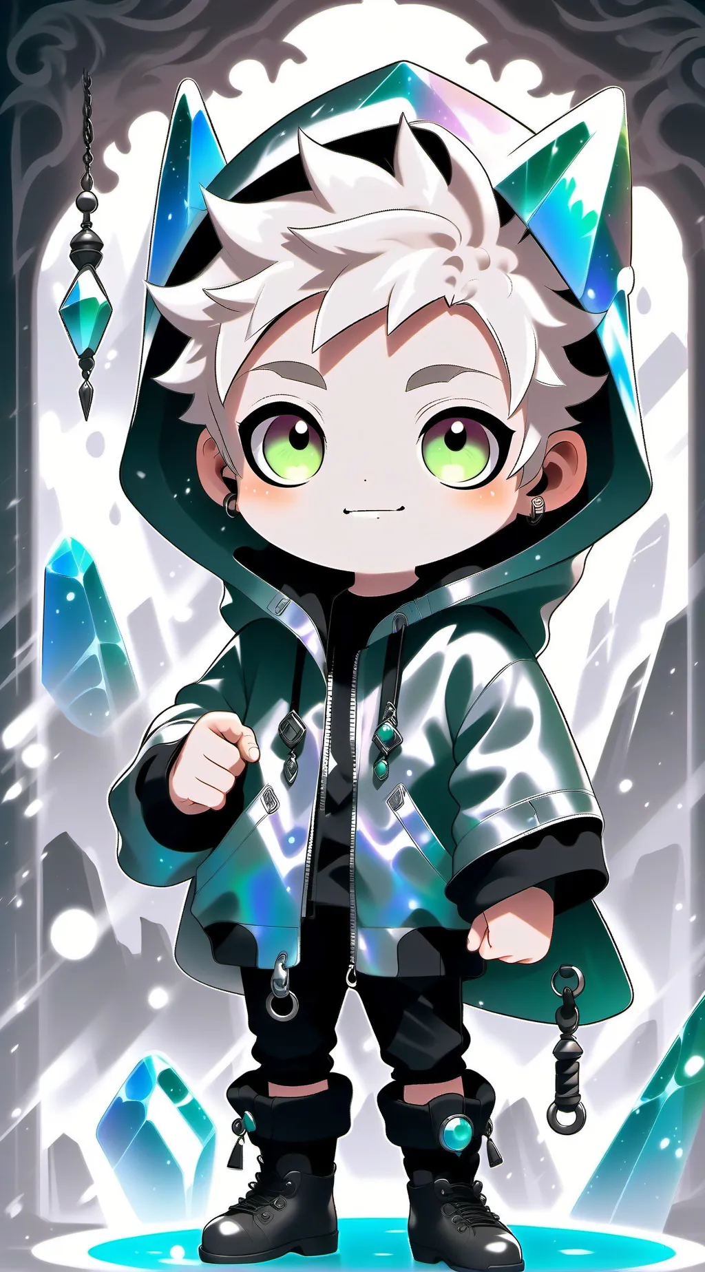 ai character: alexander white background