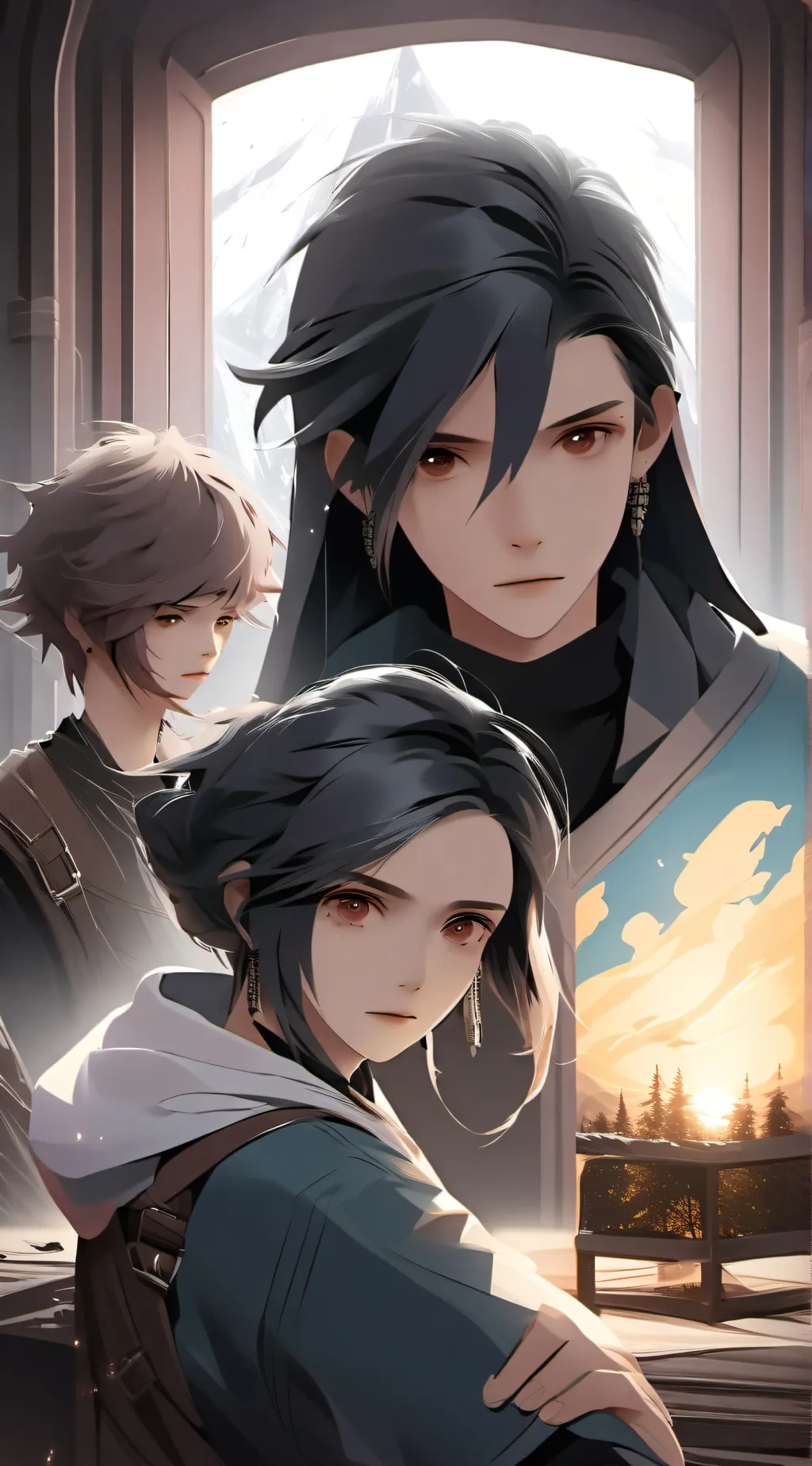 ai character: Edd'sword  background