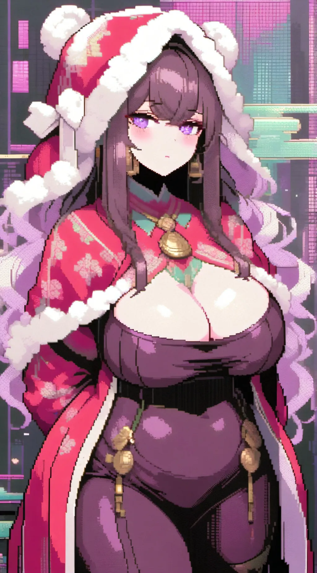 ai character: Scarlet background