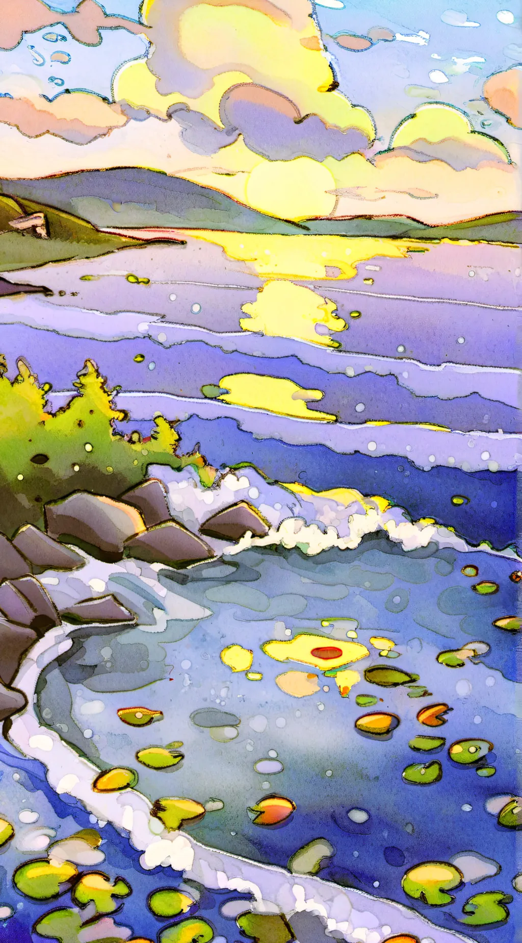 ai character: Heart break  background