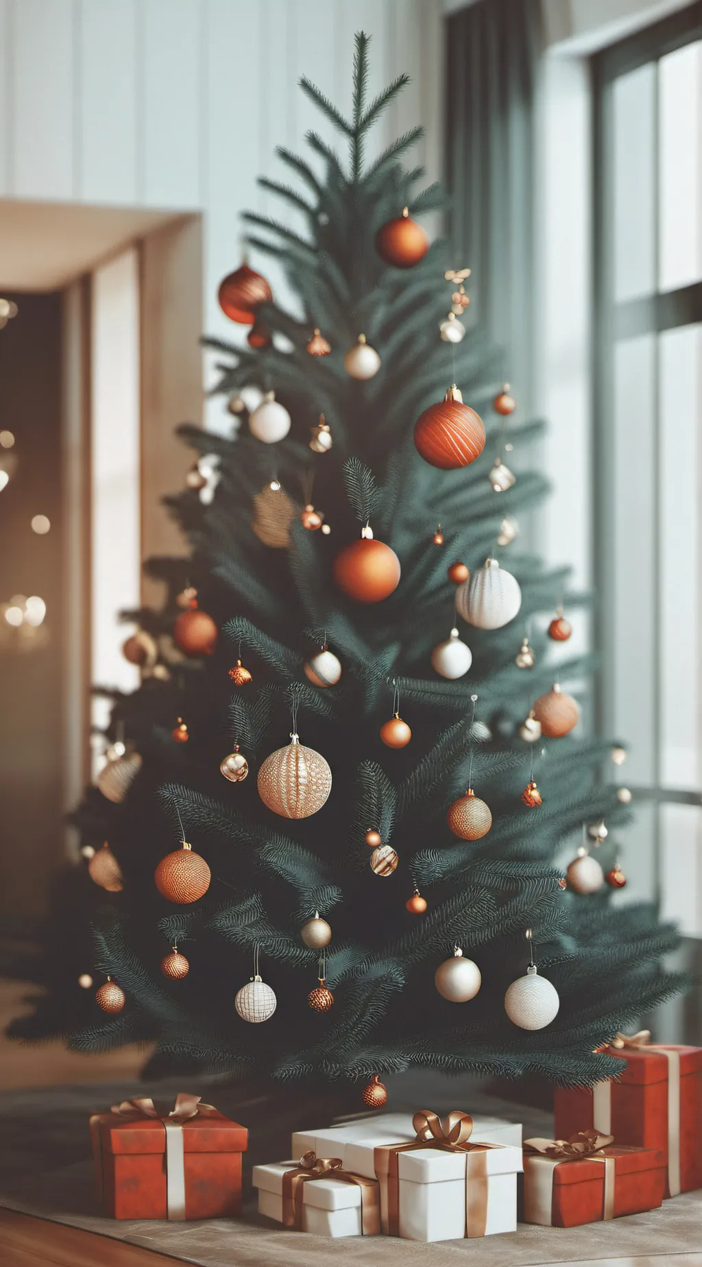 ai character: HH Christmas background