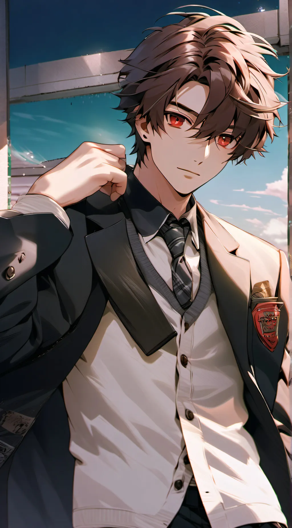 ai character: Adrian 🪷🌙 background