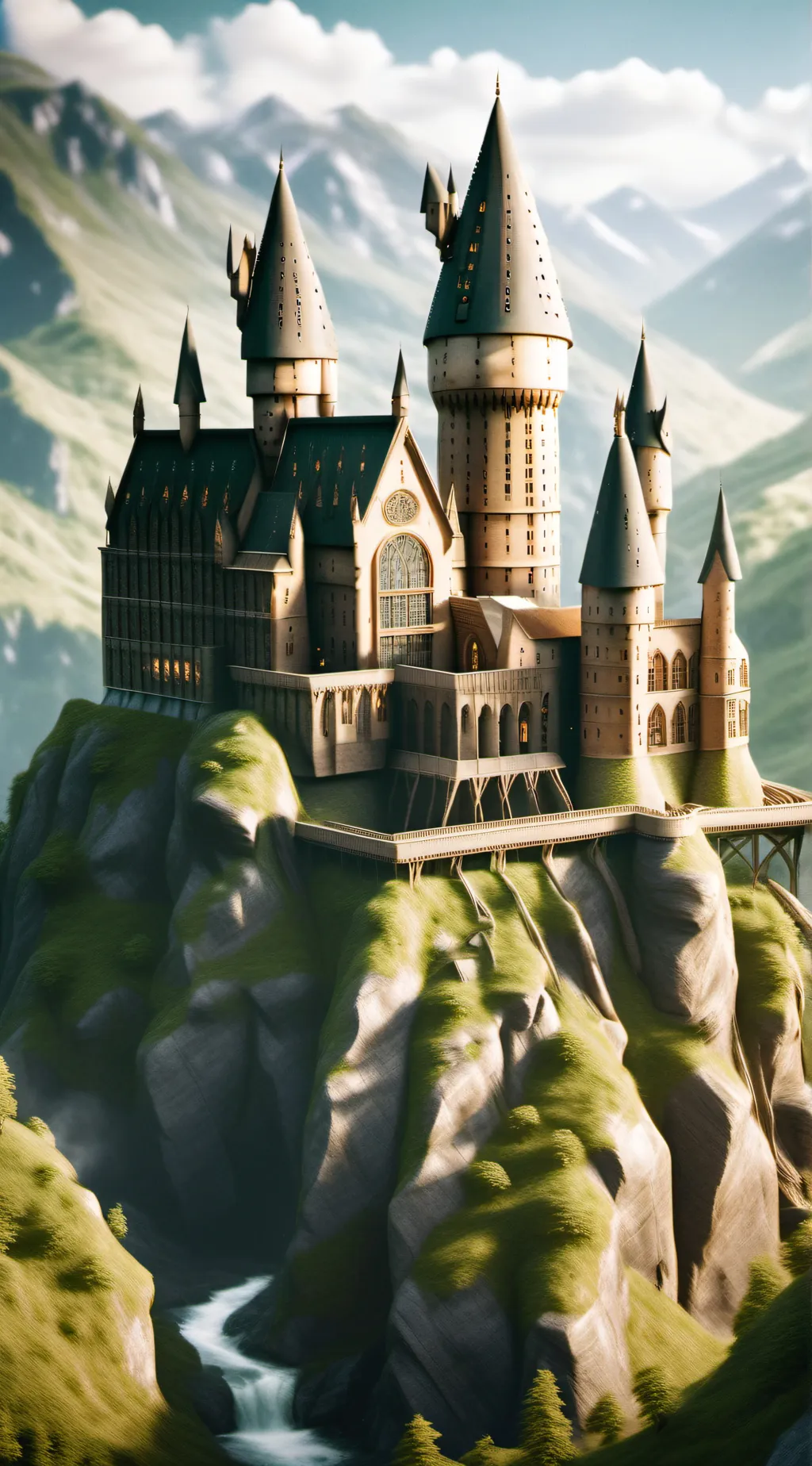 ai character: Hogwarts  background