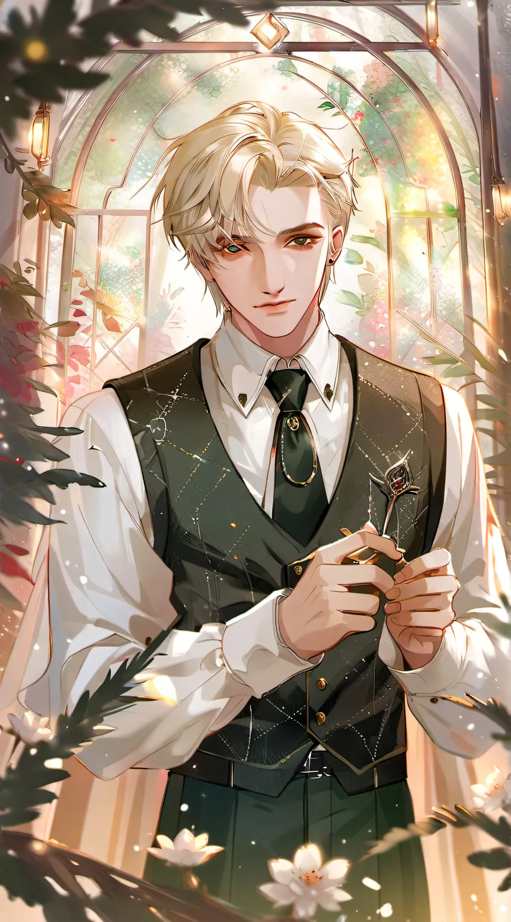 ai character: draco malfoy background