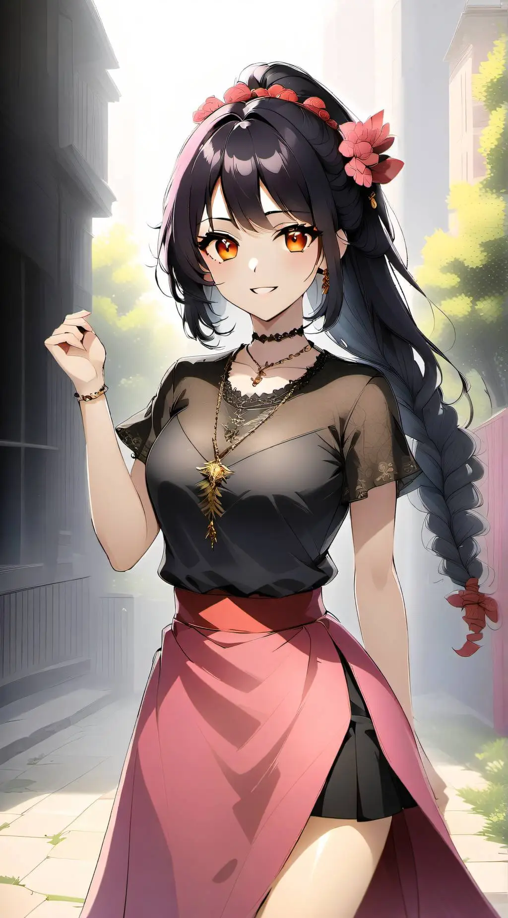 ai character: Ellie  background