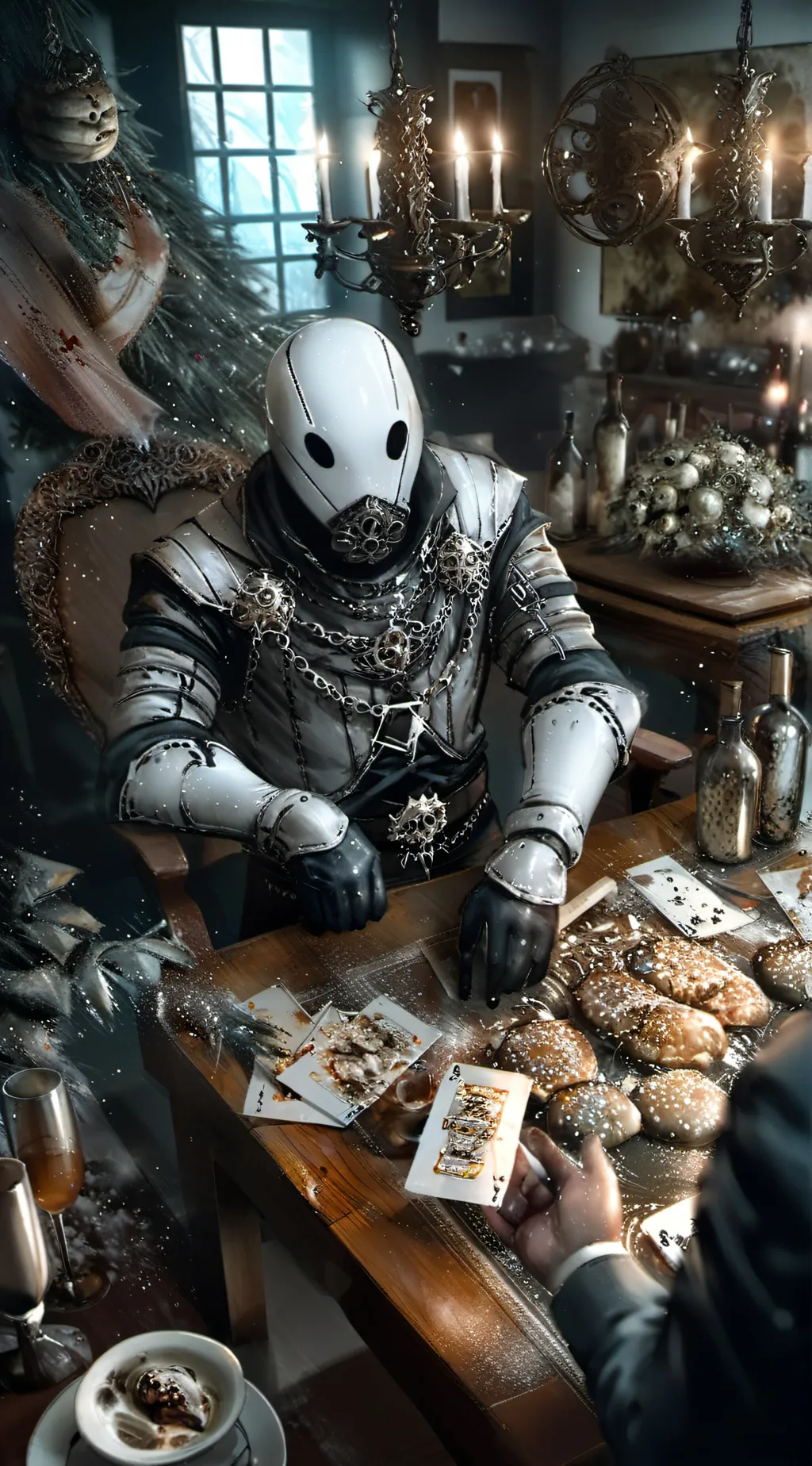 ai character: mafia boss  background