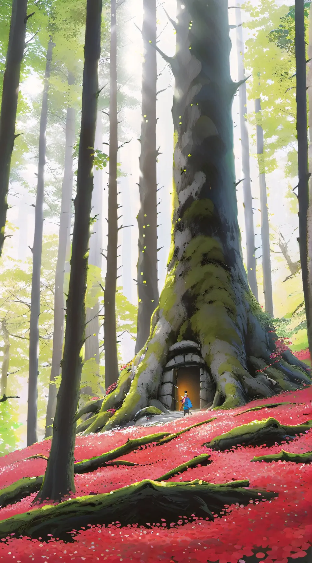 ai character: mga camping background