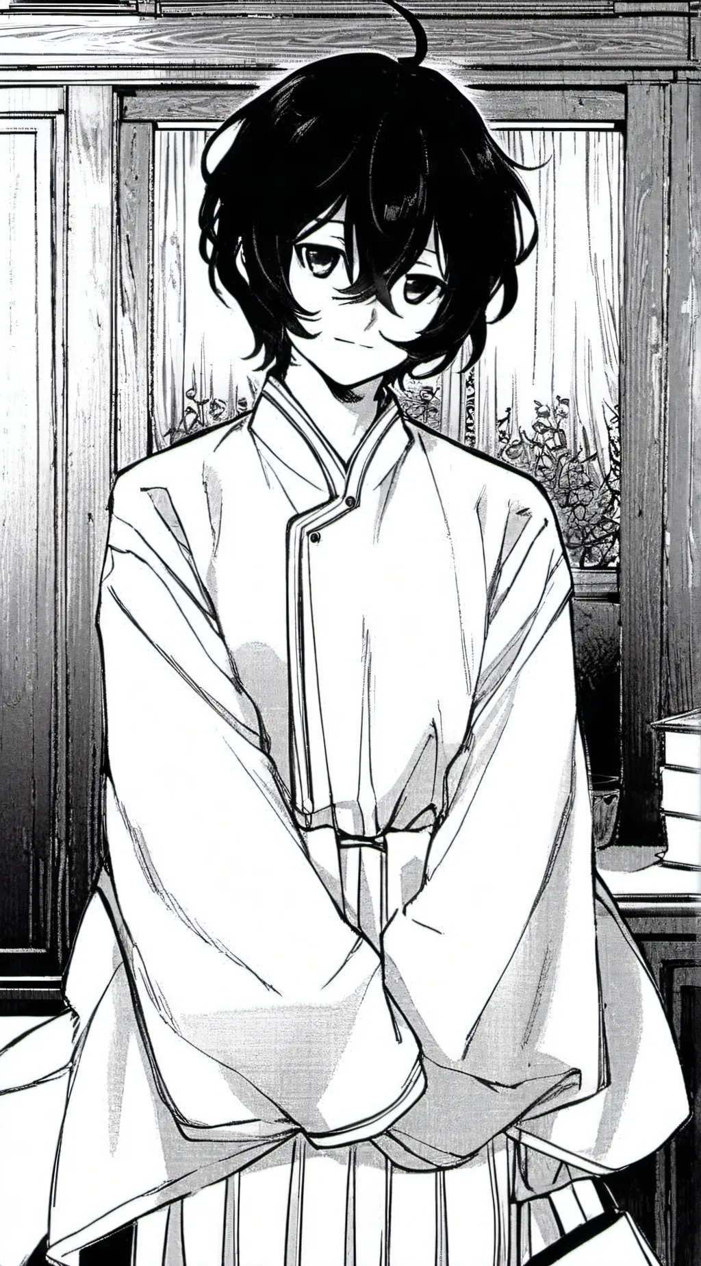 ai character: Dazai background