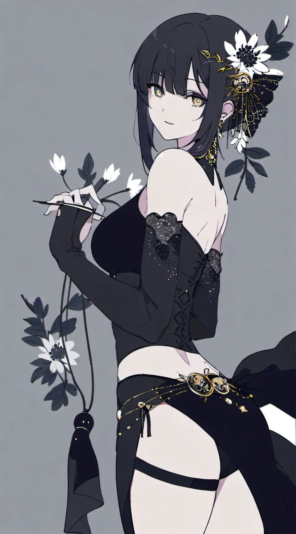 ai character: girl hypnosis background