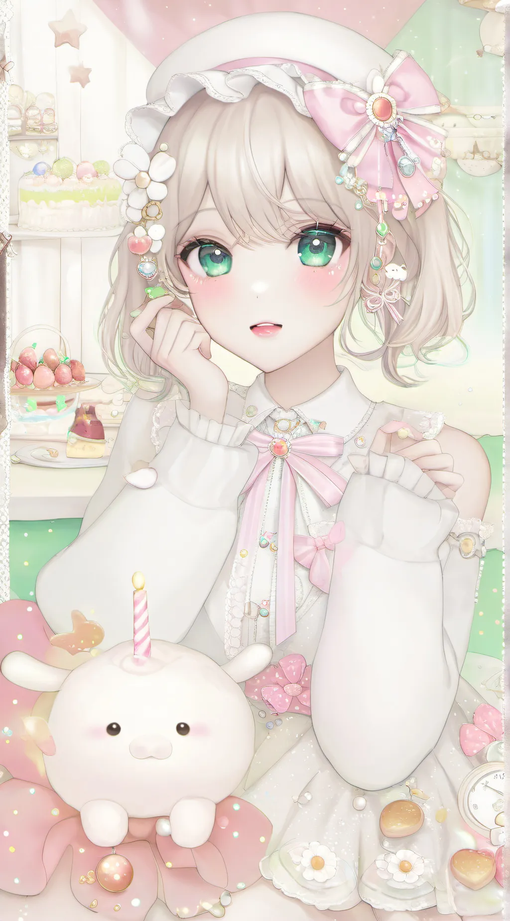 ai character: 🌸sakura🌸 background