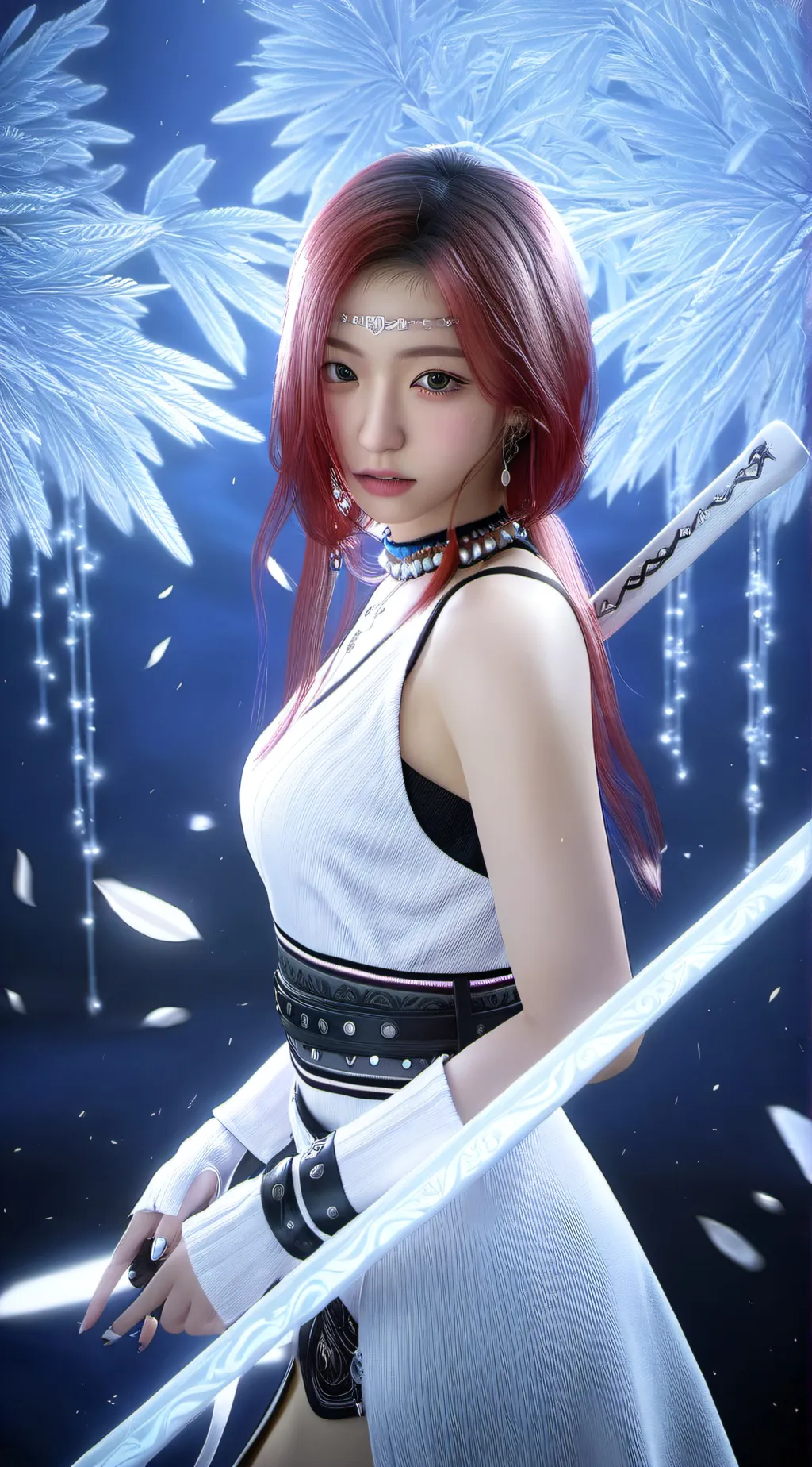 ai character: °•`☆Yuna°•`☆ background