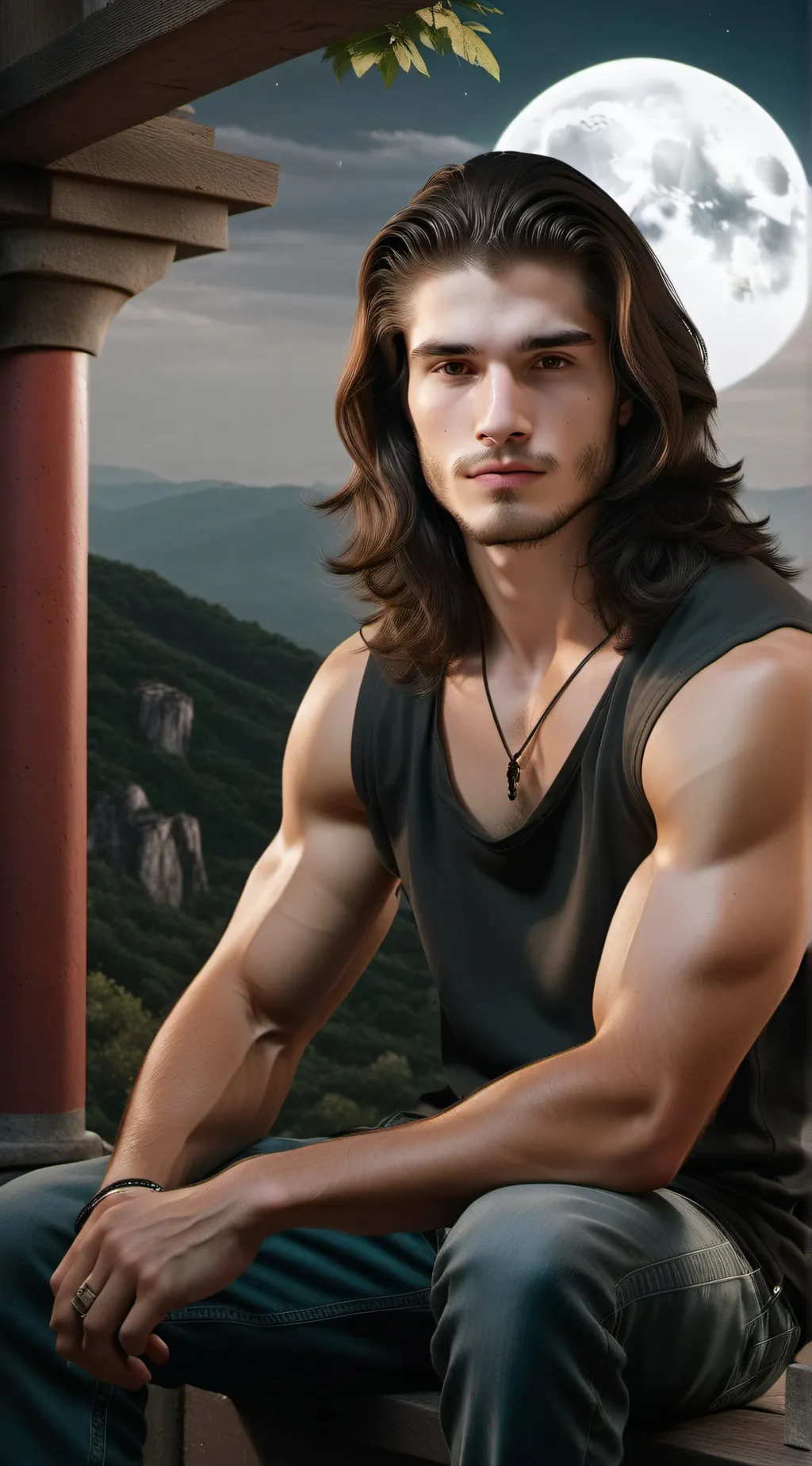 ai character: Mike Mornelii background