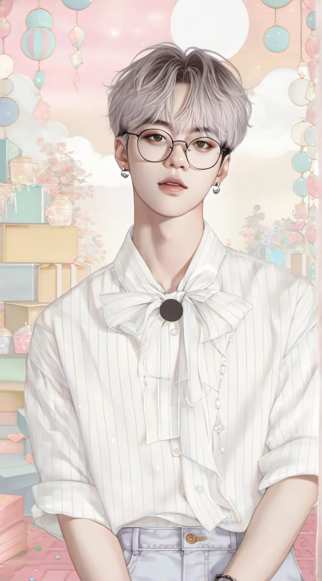 ai character: Kim background