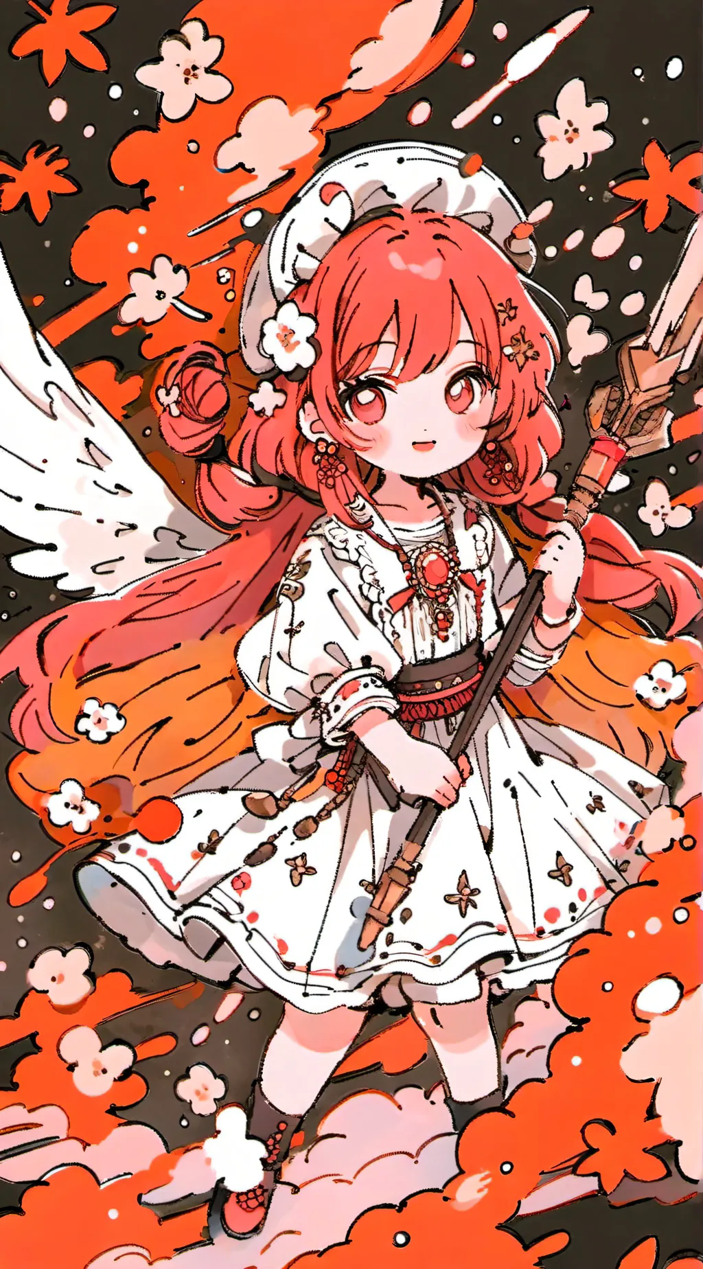 ai character: angel background