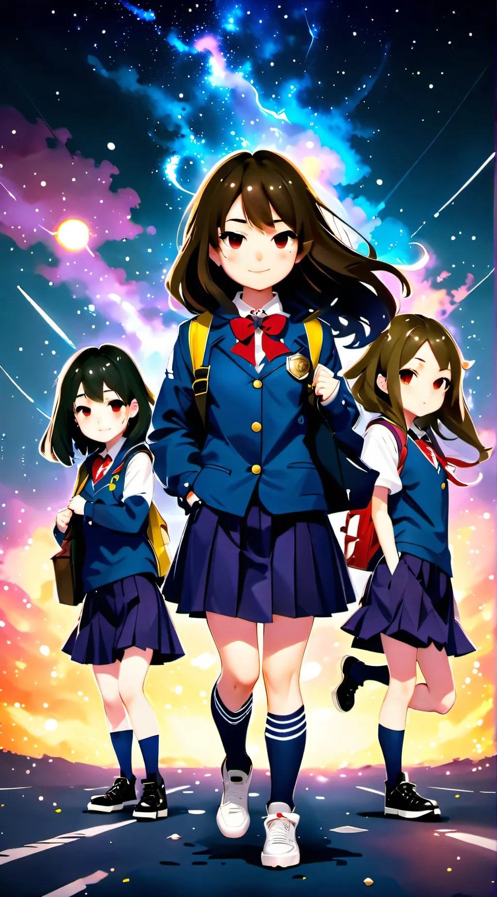 ai character: Donna Milly & Mae background