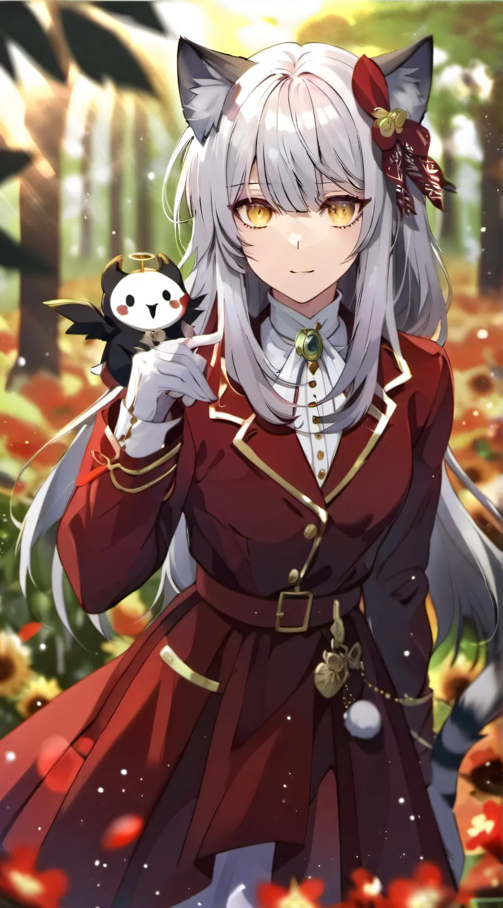 ai character: Cat background