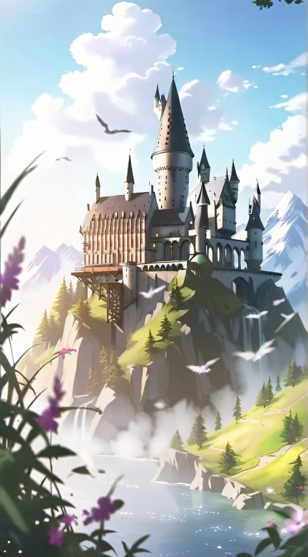 ai character: Hogwarts background