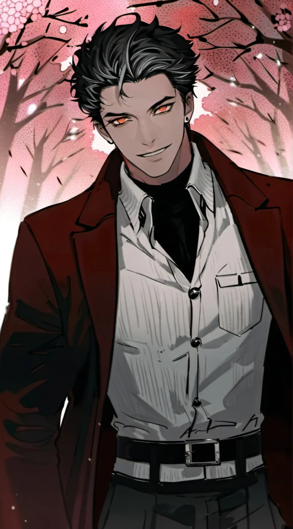 ai character: Adam  background