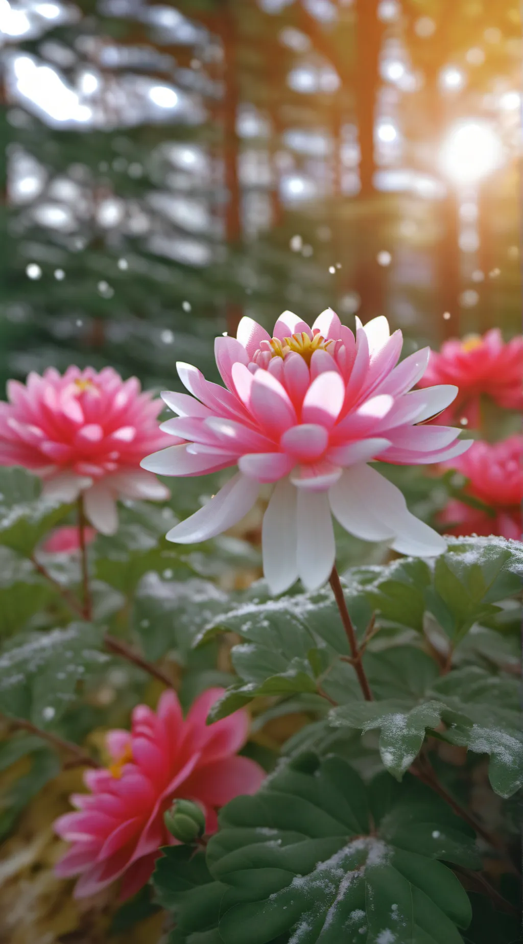 ai character: Winter withZenitsu background