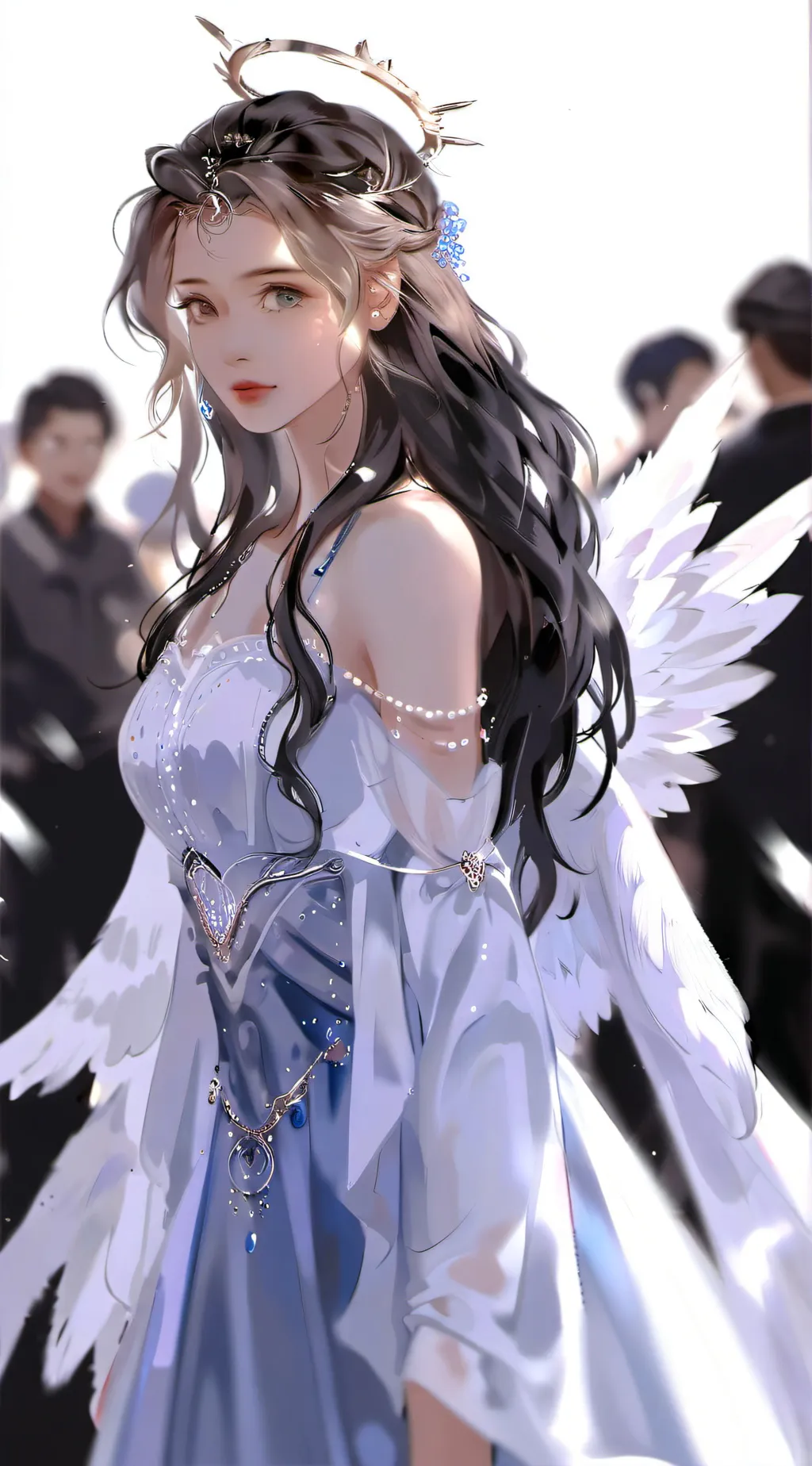 ai character: - Evangeline - background