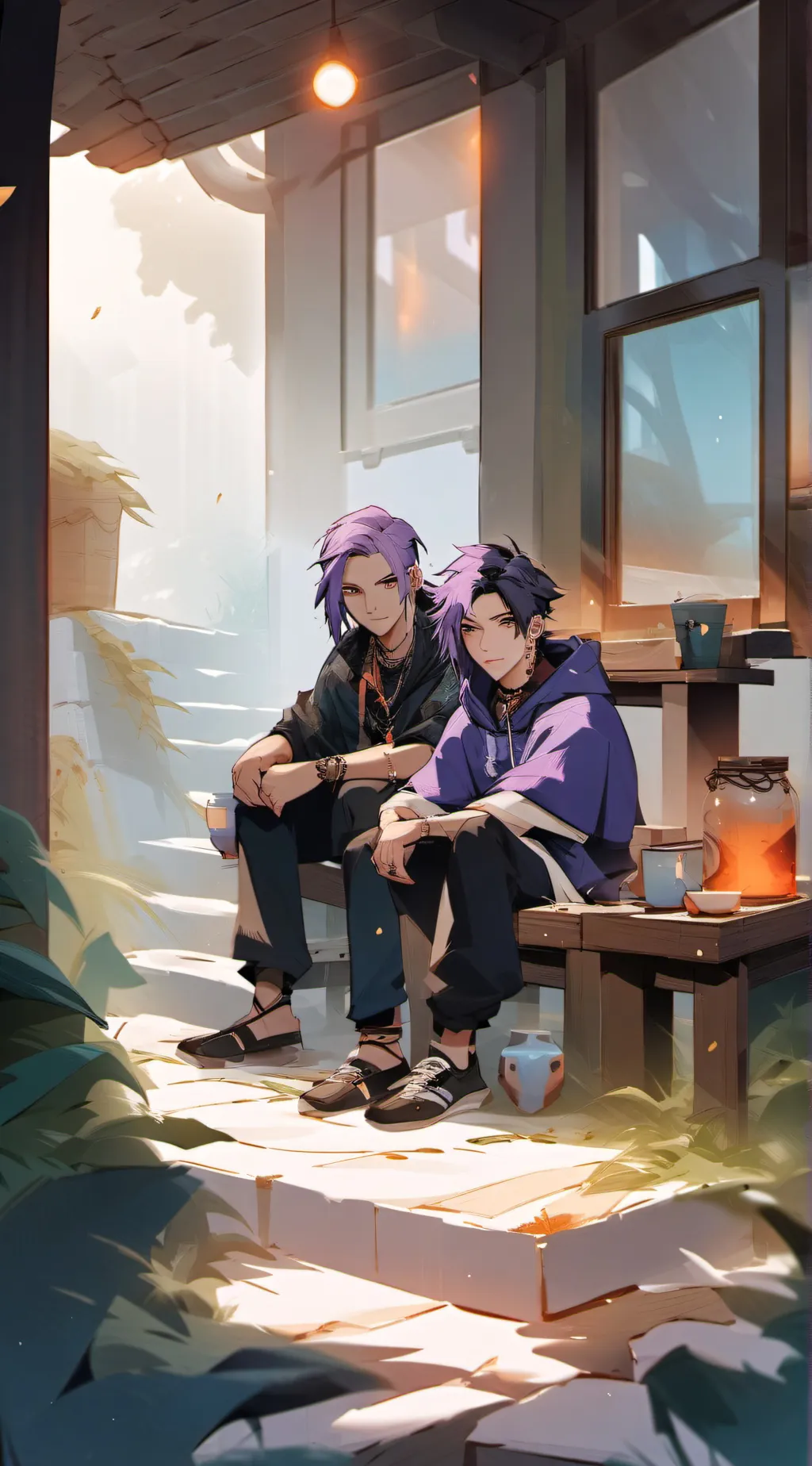 ai character: LeGrand & RudyWade background