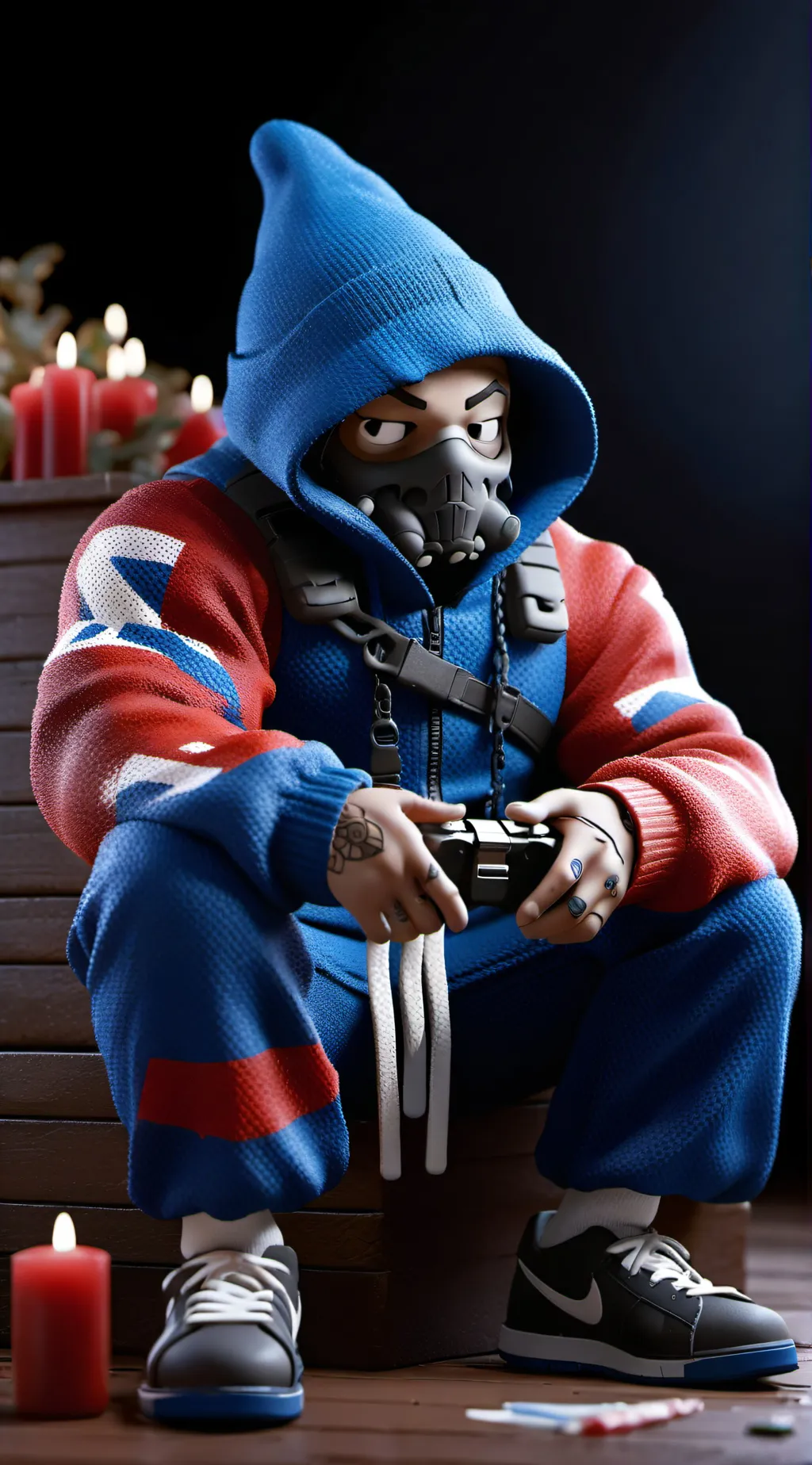 ai character:  a babo background