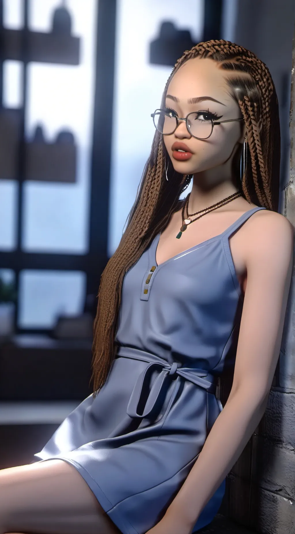 ai character: kayla background