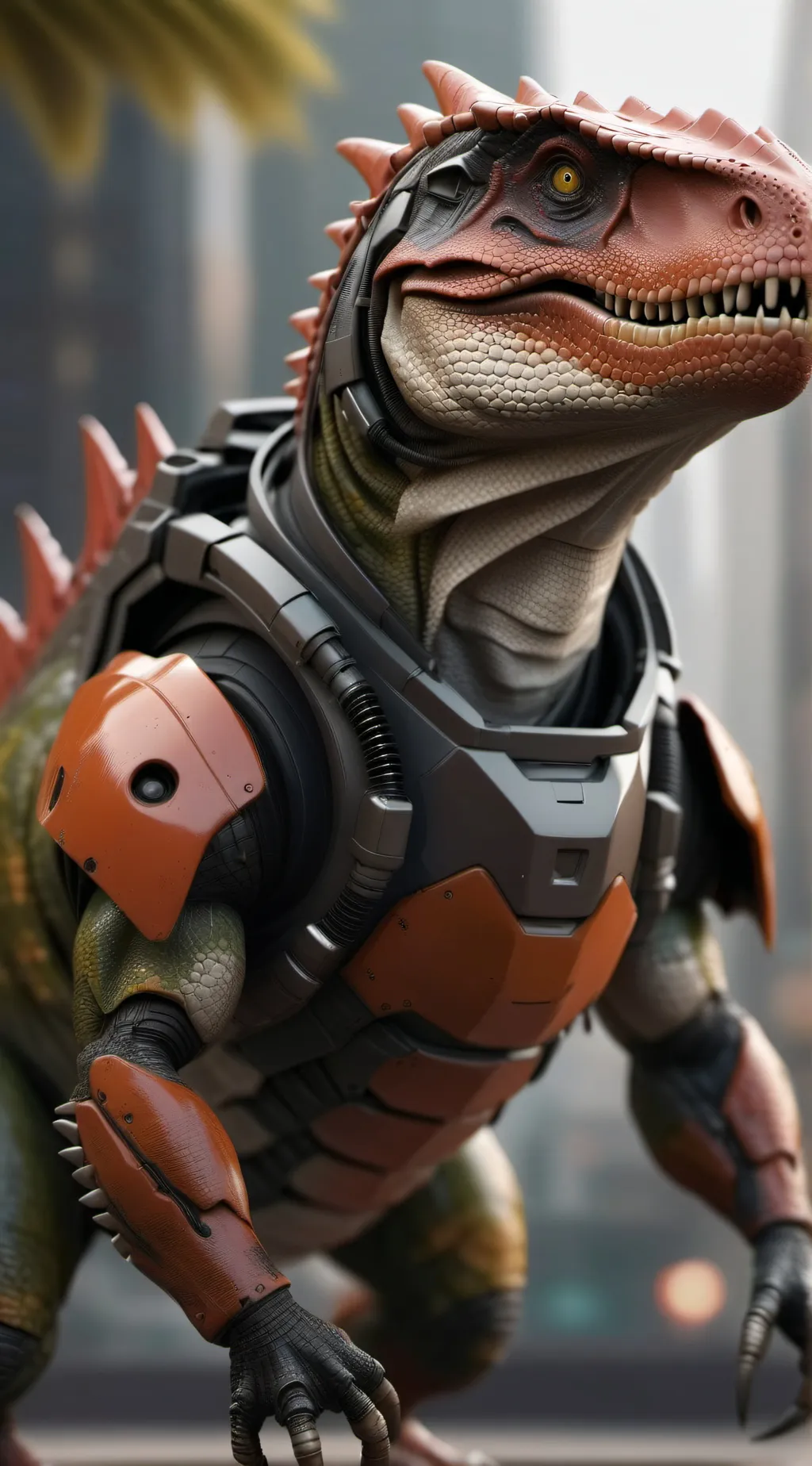 ai character: cyborg!! background