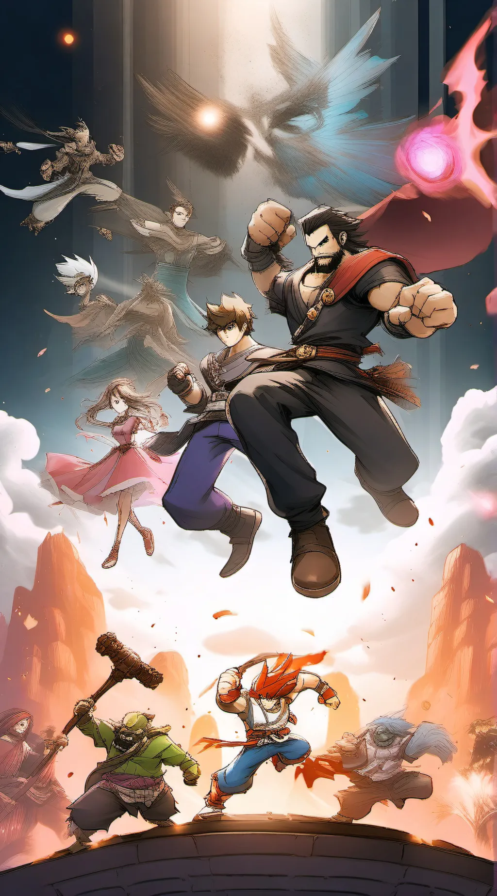 ai character: Phoenix background