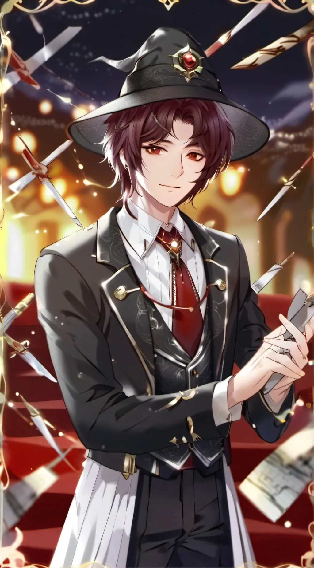 ai character: Little sussy baka background