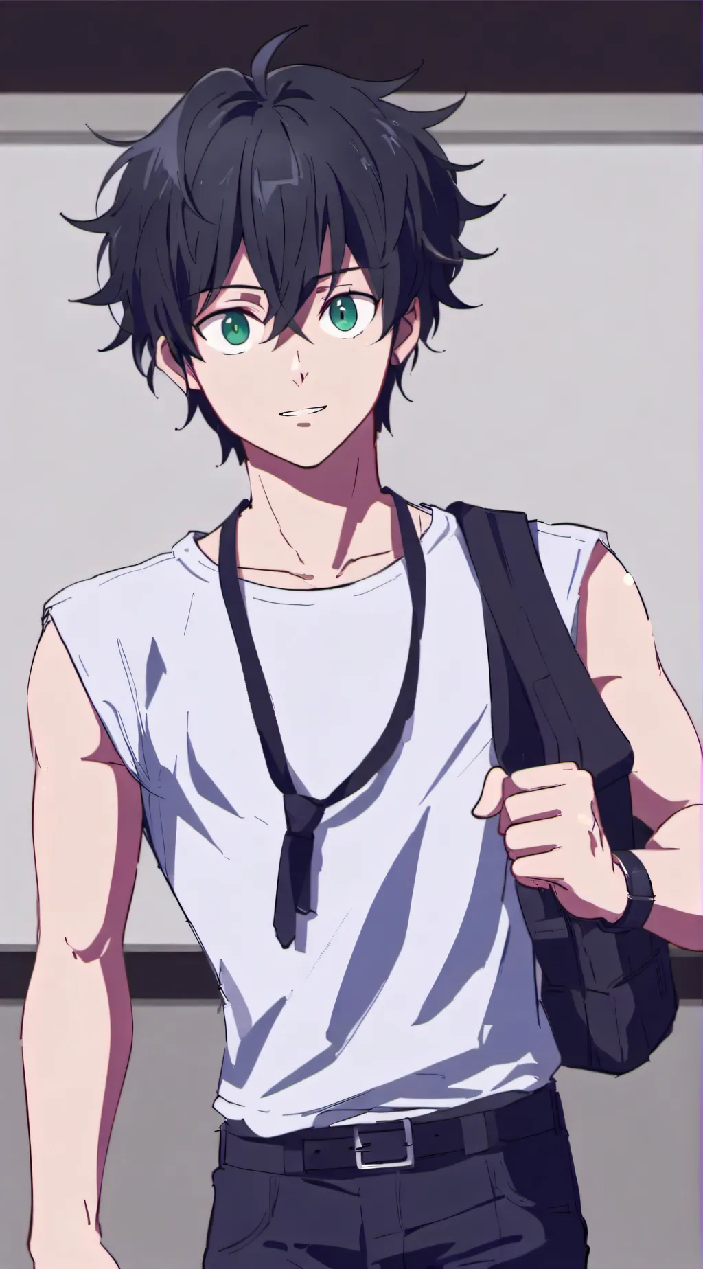 ai character: MHA hangout background