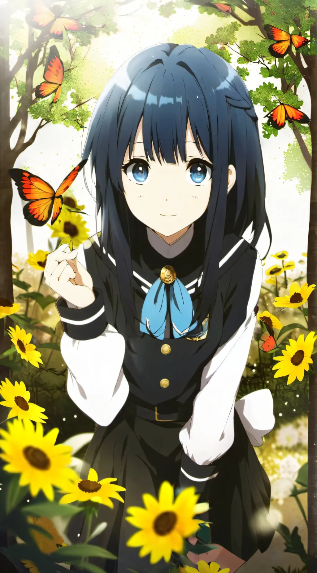 ai character: saiki  X kokomi background