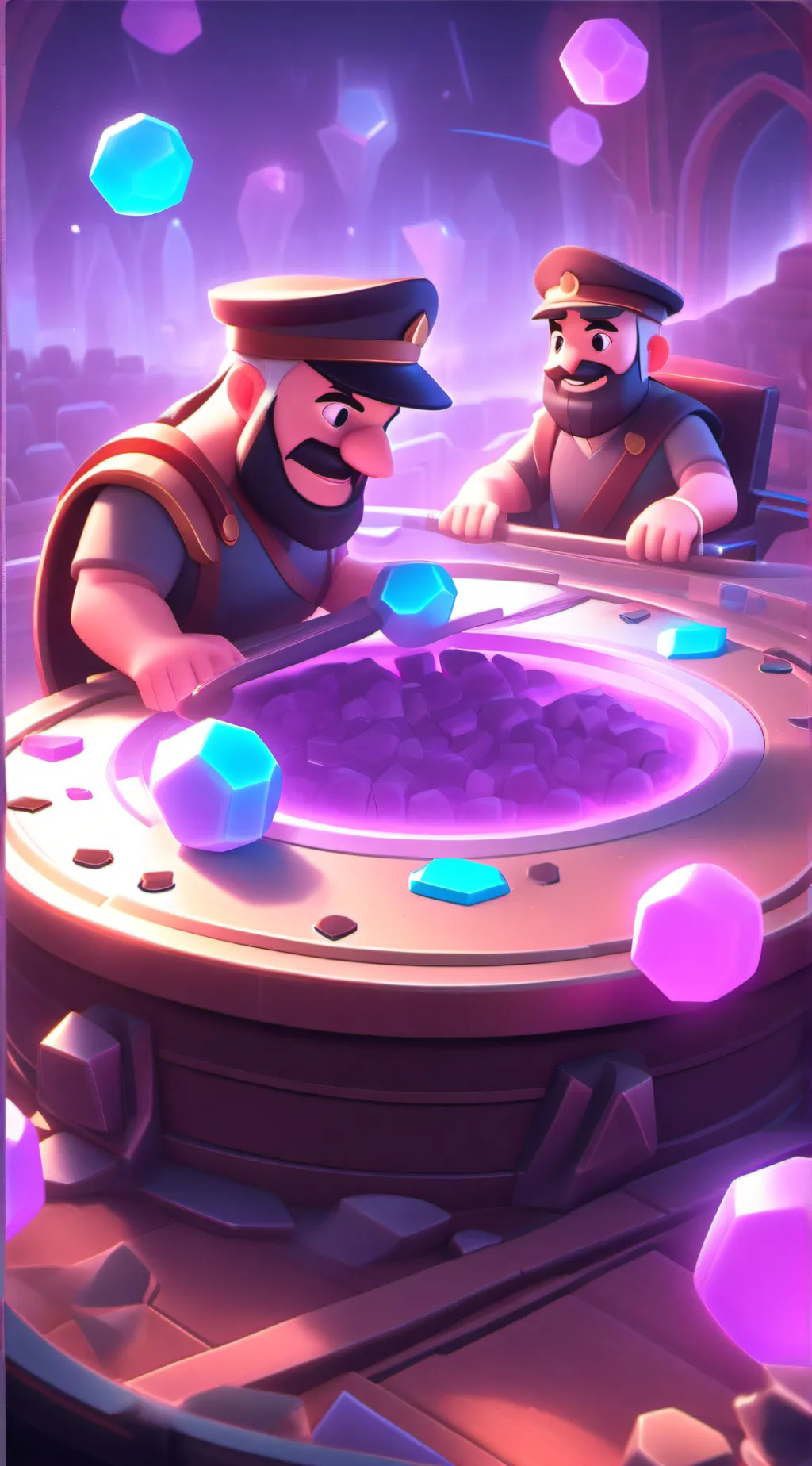 ai character: The voice 💀💀 background